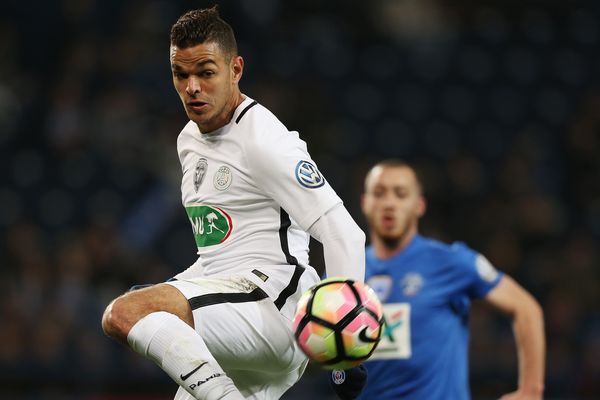 Hatem Ben Arfa, le 5 avril 2017, lors du match de Coupe de France Paris-Avranches