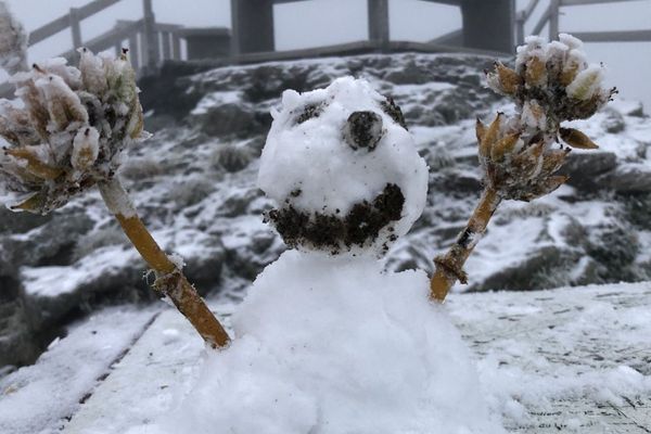 Les premières neiges sont tombées en Auvergne ce vendredi 13 septembre.