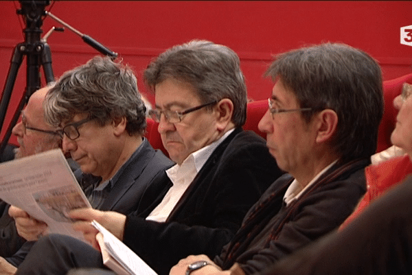 17 janvier 2015 : Jean-Luc Mélenchon pendant le forum de la Mer, à Lorient