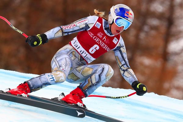 Ester Ledecka a été la plus forte au super-G de Val d'Isère, dimanche 20 décembre 2020.