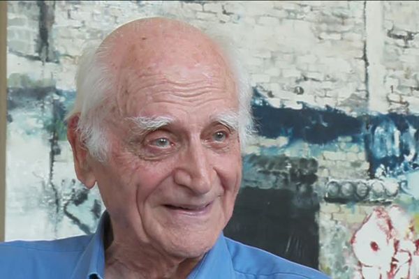 Michel Serres le 18 mai 2017, à Bordeaux