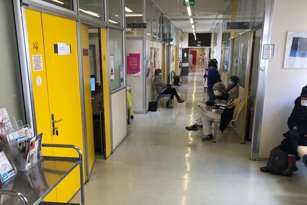 Le service d’hématologie de l'Archet à Nice ce jeudi 23 avril. 