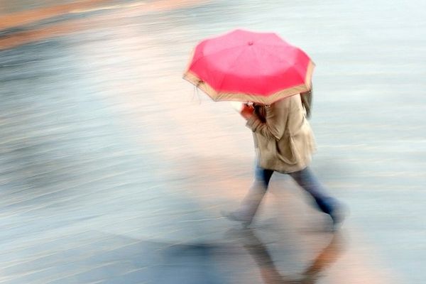 Le fameux parapluie, notre fidèle ami, en cet été 2014.