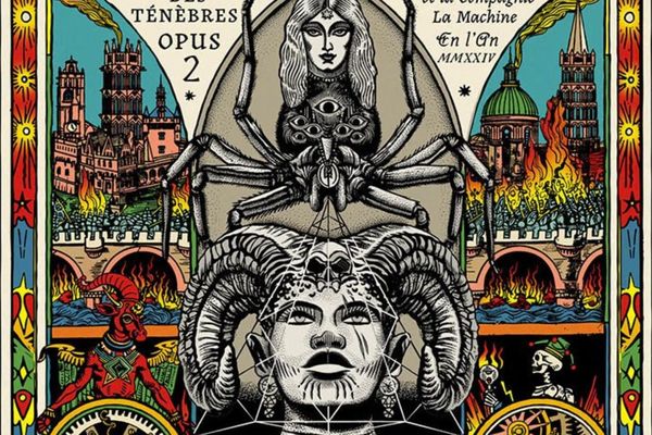 Le spectacle "La porte des ténèbres : le Gardien du temple" est orchestré par la compagnie La Machine, à la fin du mois d'octobre 2024.