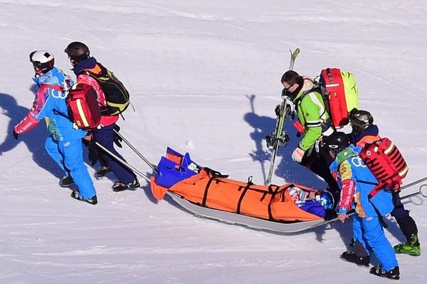 Alexandra Coletti a été évacuée vers l'hôpital