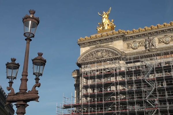 L'entièreté de la façade de l'opéra Garnier va être rénovée