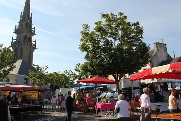 Le marché à Plouguerneau