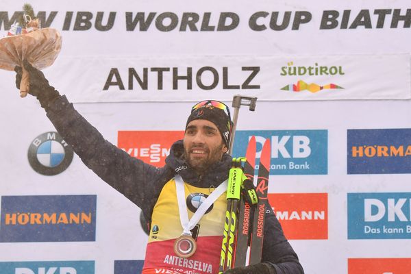 Le Catalan Martin Fourcade a remporté dimanche la mass start d'Anterselva, sa 69e victoire en Coupe du monde de biathlon, la 6e de la saison 2017-2018.