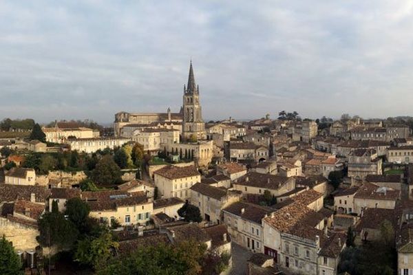 Saint-Émilion en Gironde, classé au Patrimoine Mondial de l'UNESCO