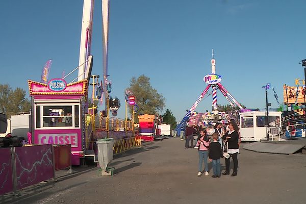 Cet automne, la fête foraine de Clermont-Ferrand ne fait pas le plein.