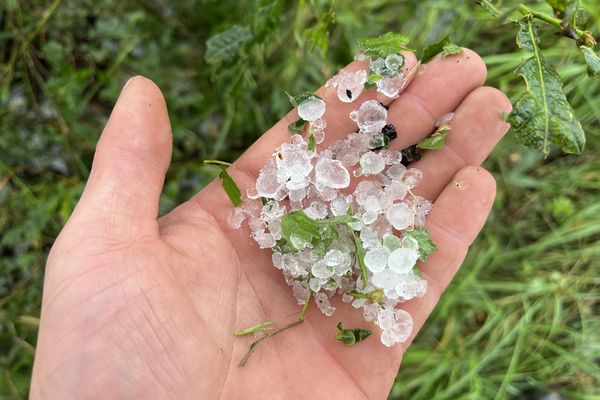 Des grêlons sont tombés sur le sud de la Touraine ce jeudi 11 juillet.