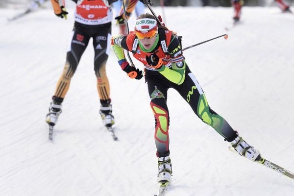 La Bélarusse Darya Domracheva remporte la mass start à Ruhpolding 