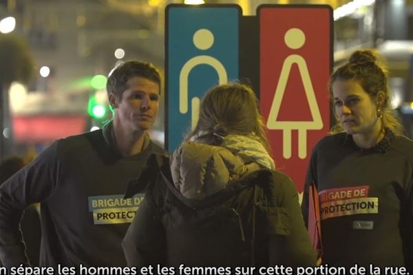 Happening à Nantes contre les violences faites aux femmes, 22 novembre 2018