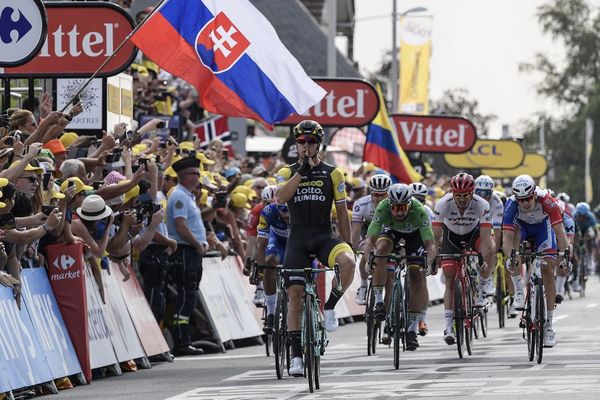 Dylan Groenewegen vainqueur de la septième étape du Tour de France 2018