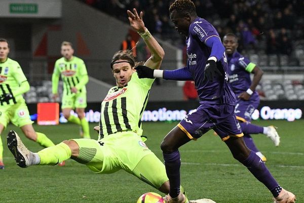 Ibrahim Sangaré, le 27 janvier 2019, face à Angers. 