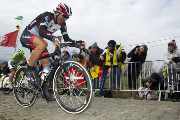 Fabian Cancellara sur les pavés Tour des Flandres 2013