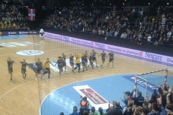 La joie des handballeurs chambériens