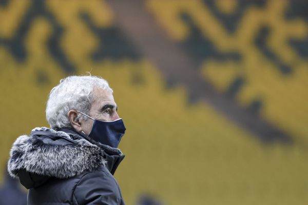 Raymond Domenech de la rencontre entre le FC Nantes et le Stade Rennais, le 6 janvier 2020