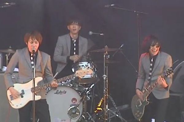 Le groupe The Bawdies aux Eurockéennes de Belfort, le samedi 4 juillet 2015.