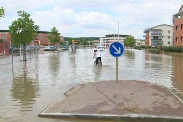 En juin, les inondations avaient touché plusieurs communes de l'ouest toulousain