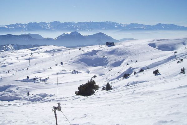 Les pistes de Margeriaz, en Savoie