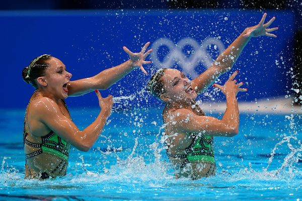 Charlotte et Laura Tremble aux Jeux olympiques de Tokyo en 2020.