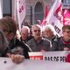 Quelques centaines de manifestants ont défilé dans les grandes villes du Languedoc et du Roussillon mardi 3 décembre 2024. Ici à Montpellier.