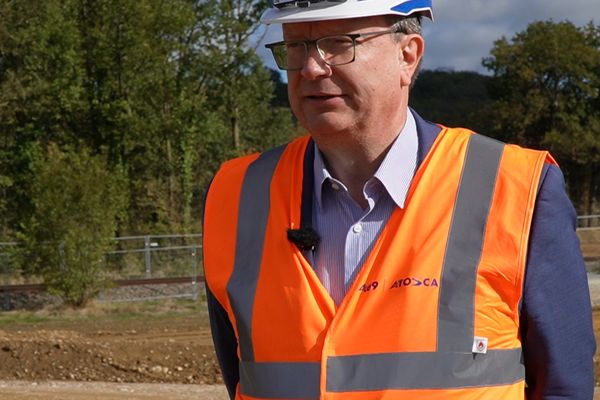 Martial Gerlinger est le directeur général d'Atosca, l'entreprise en charge de construire et d'exploiter le projet d'autoroute A69.