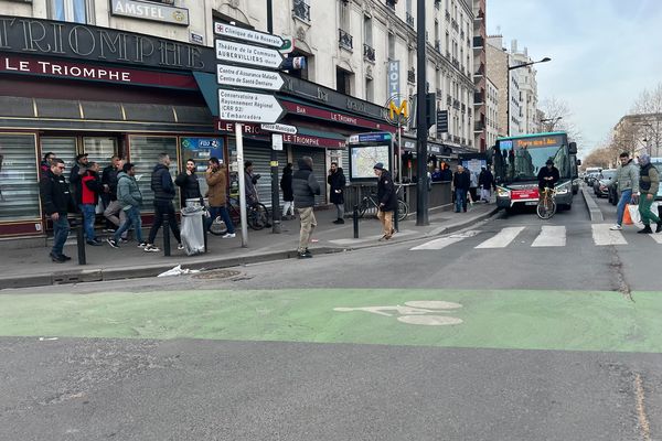 C'est près de ce carrefour, entre Aubervilliers et Pantin, que la fillette a été écrasée par le véhicule lourd.