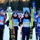 Les Savoyardes Julia Simon et Justine Braisaz-Bouchet ont porté le relais tricolore féminin vers son troisième podium en trois courses.