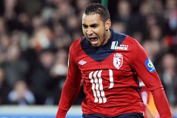 Dimitri Payet, après avoir inscrit un but face à Lorient, le 7 avril 2013 au Grand Stade 