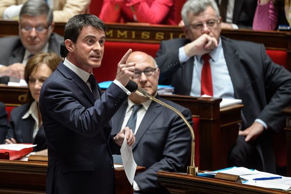  Le Premier ministre lors des questions au gouvernement à l'Assemblée nationale, ce mercredi.