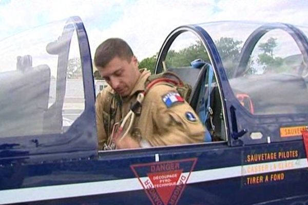 Damien Depayras est le leader de la patrouille "Cartouche Doré" depuis 3 ans.