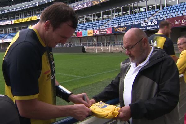 Mardi 9 mai, l'entraînement de l'ASM Clermont Auvergne était ouvert au public.