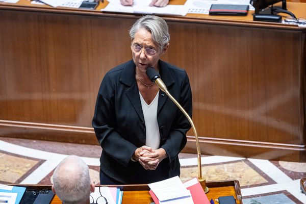 La 1ère ministre Elisabeth Borne à l'Assemblée nationale