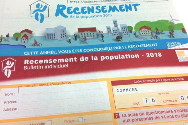 En 2017, 42% des normands ont répondu aux questions du recensement par internet