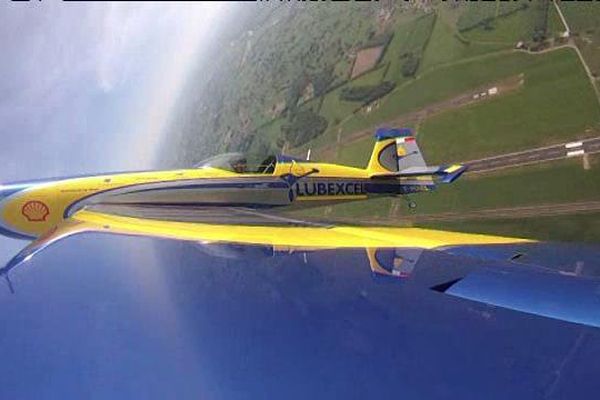 L'équipe de France de voltige à l'entraînement à Saintes.