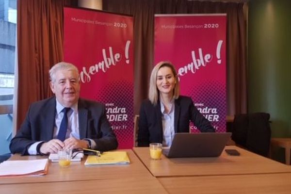 Jean-Louis Fousseret et Alexandra Cordier candidats aux municipales 2020 à Besançon