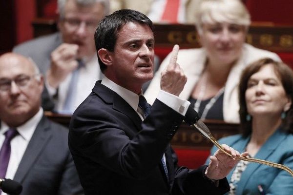 Le Premier ministre Manuel Valls à l'Assemblée nationale 