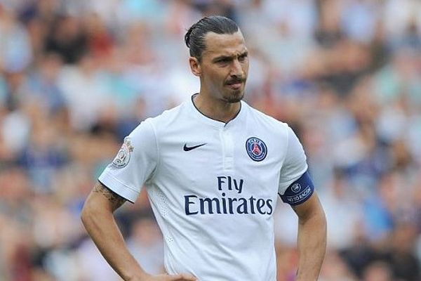 Zlatan Ibrahimovic, attaquant du PSG, lors du match à Rennes, le 13 septembre 2014