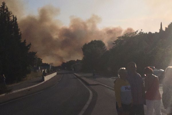 Les familles évacuées à cause de l'incendie ont été accueillies à la caserne de Bouzigues et au centre socio-culturel de Loupian, près de Sète dans l'Hérault. 
