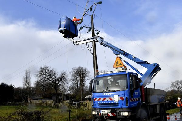 En tout 37 000 foyers ont été privé d'électricité dans la région