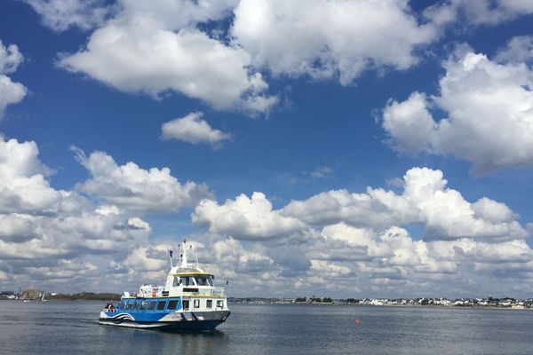 Ciel moutonneux dans la rade de Lorient