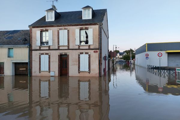 Crue à Bonneval le 10 octobre 2024