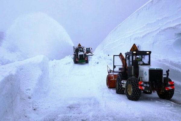 Le Port de Pailhères, la semaine dernière