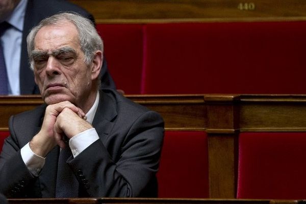 Henri Emmanuelli à l'Assemblée nationale