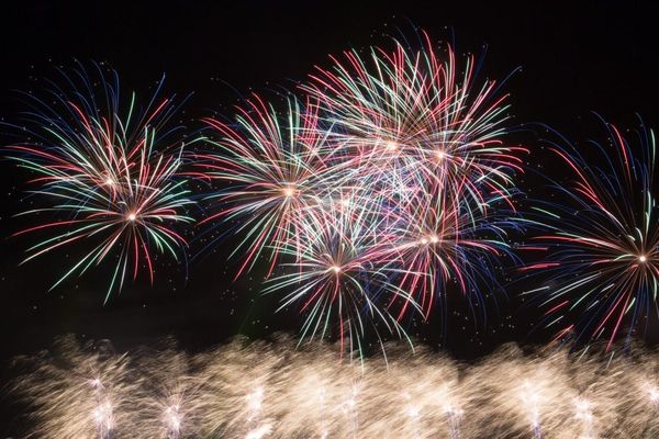 Le grand feu d'artifice de Saint-Cloud, en 2014.