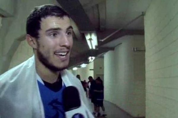 Alexandre Saidani, le capitaine montpelliérain de l'Equipe de France de handball en moins de 21 ans.