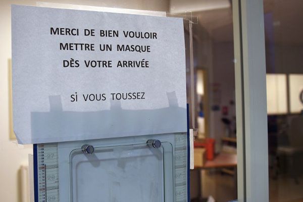 Mesures de prévention dans un hôpital parisien. Photo d'illustration 
