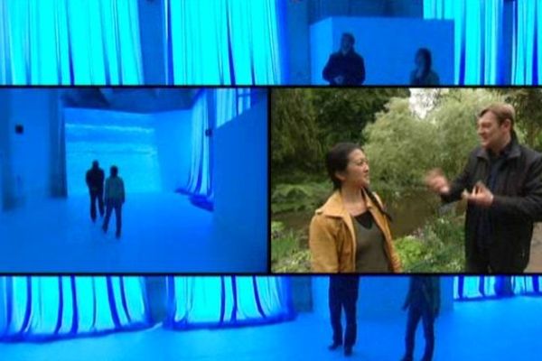 L'exposition "Yonder blue" de Doriss Ung est à découvrir jusqu'au 30 septembre au jardin des plantes de Caen